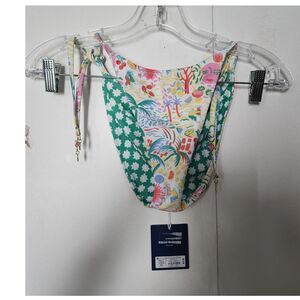 Roller Rabbit target Womens Reversible Bikini Bottom vacation print Multi XS NWT